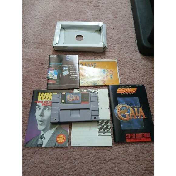 Illusion of Gaia (Super Nintendo SNES, 1994) Complete CIB ADULT OWNED WOW CLEAN! - Picture 3 of 16